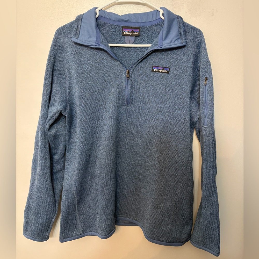 Patagonia Heathered Blue Fleece Pullover